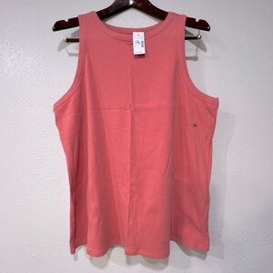 Maurices Pink Ribbed Tank Top | New With Tags NWT | Size 3X | Plus Size Stretch